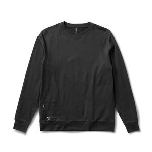 Vuori Pronto performance crew sweater - black